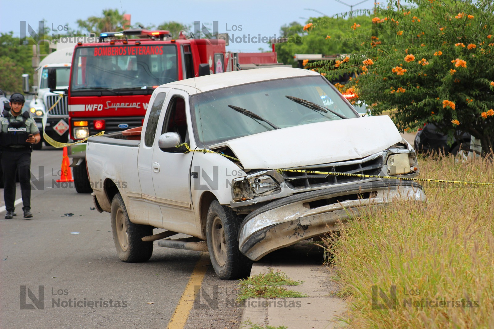 Mujer pierde la vida en fuerte choque sobre la carretera Internacional México 15, al sur de Mazatlán