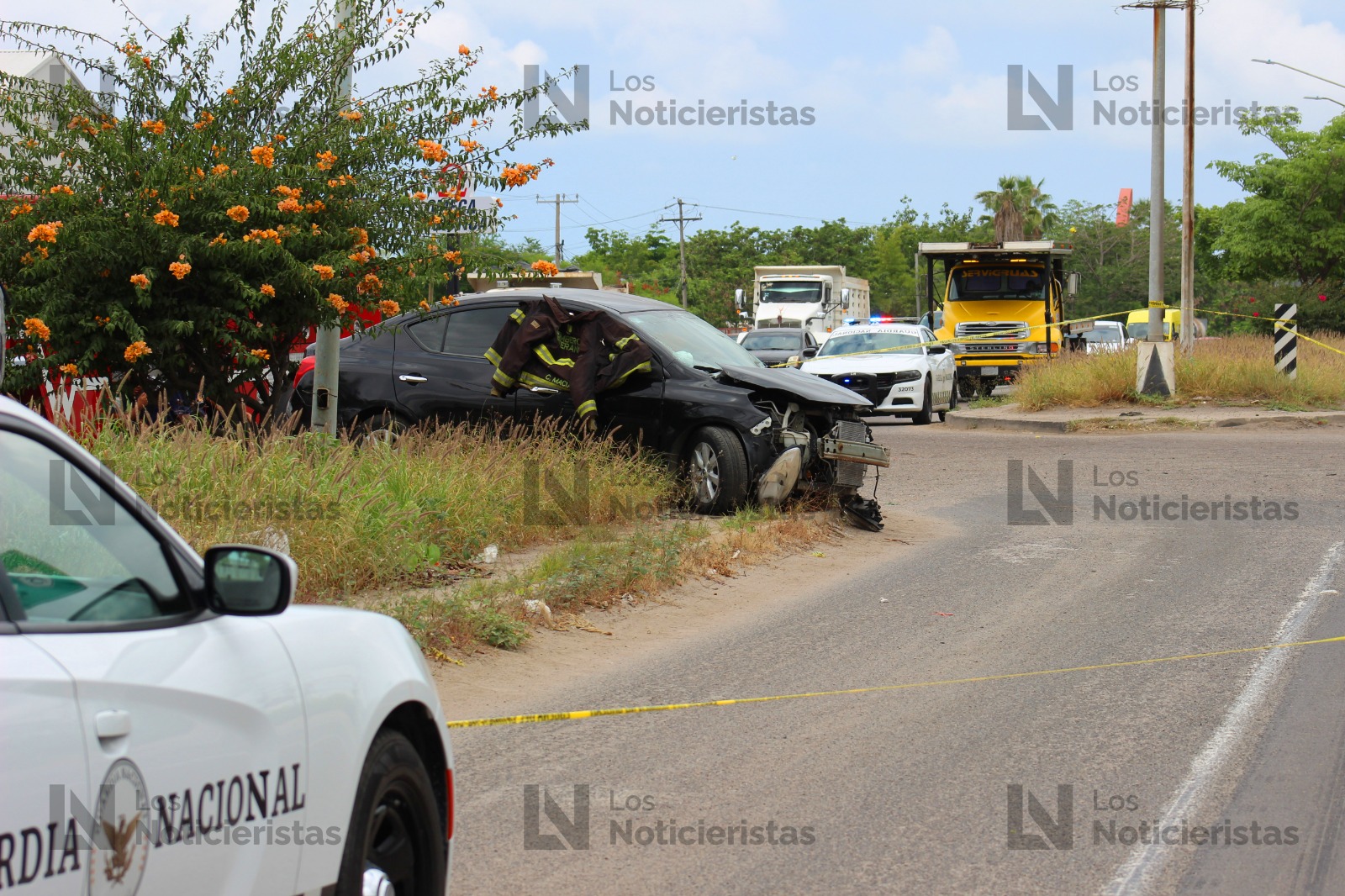Mujer pierde la vida en fuerte choque sobre la carretera Internacional México 15, al sur de Mazatlán