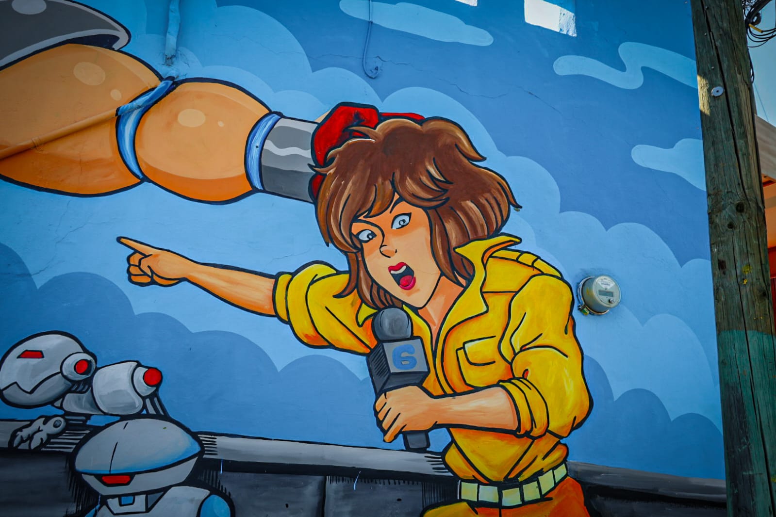 mural en homenaje las Tortugas Ninjas Adolescentes Mutantes en Culiacán