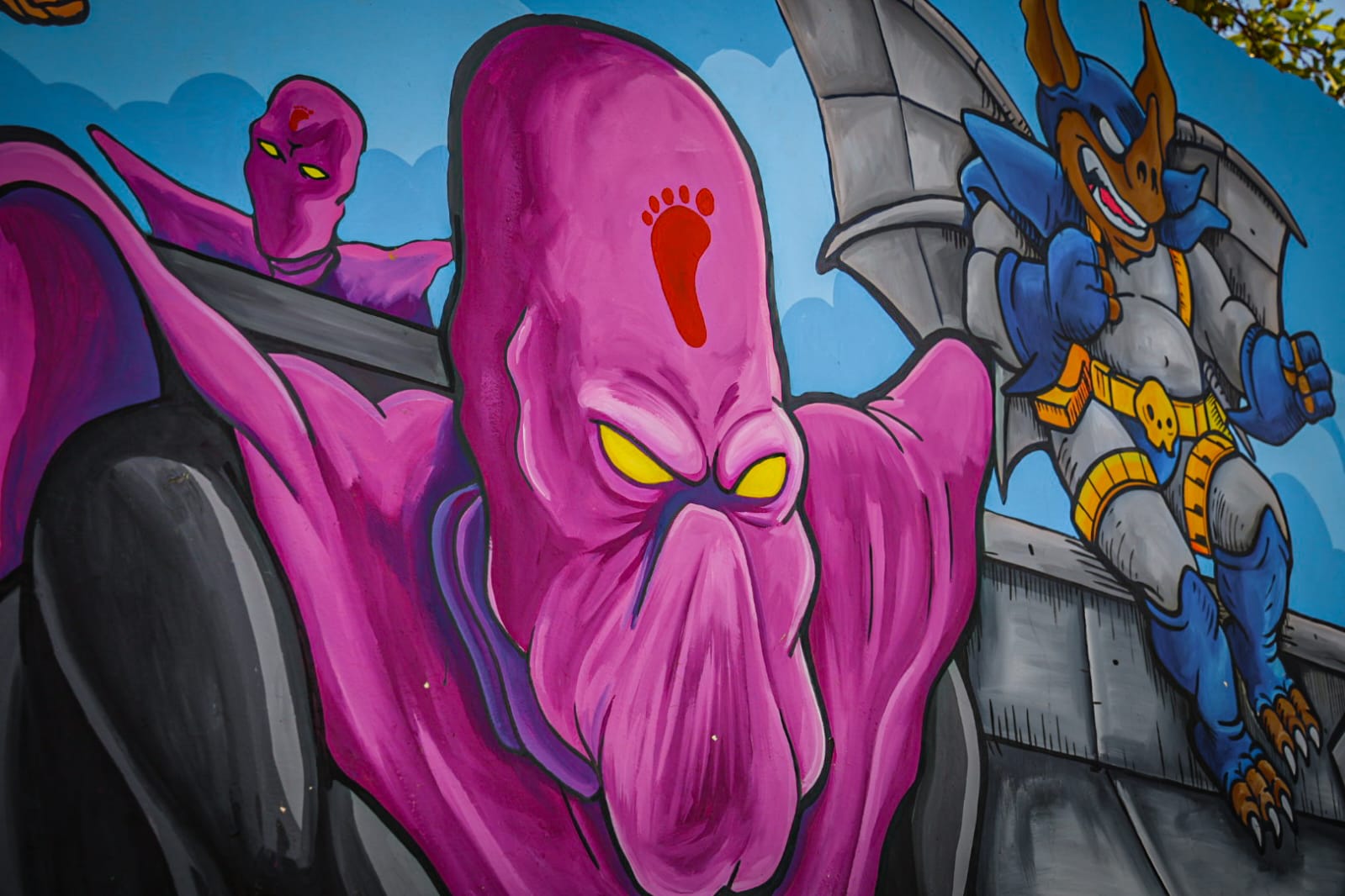 mural en homenaje las Tortugas Ninjas Adolescentes Mutantes en Culiacán