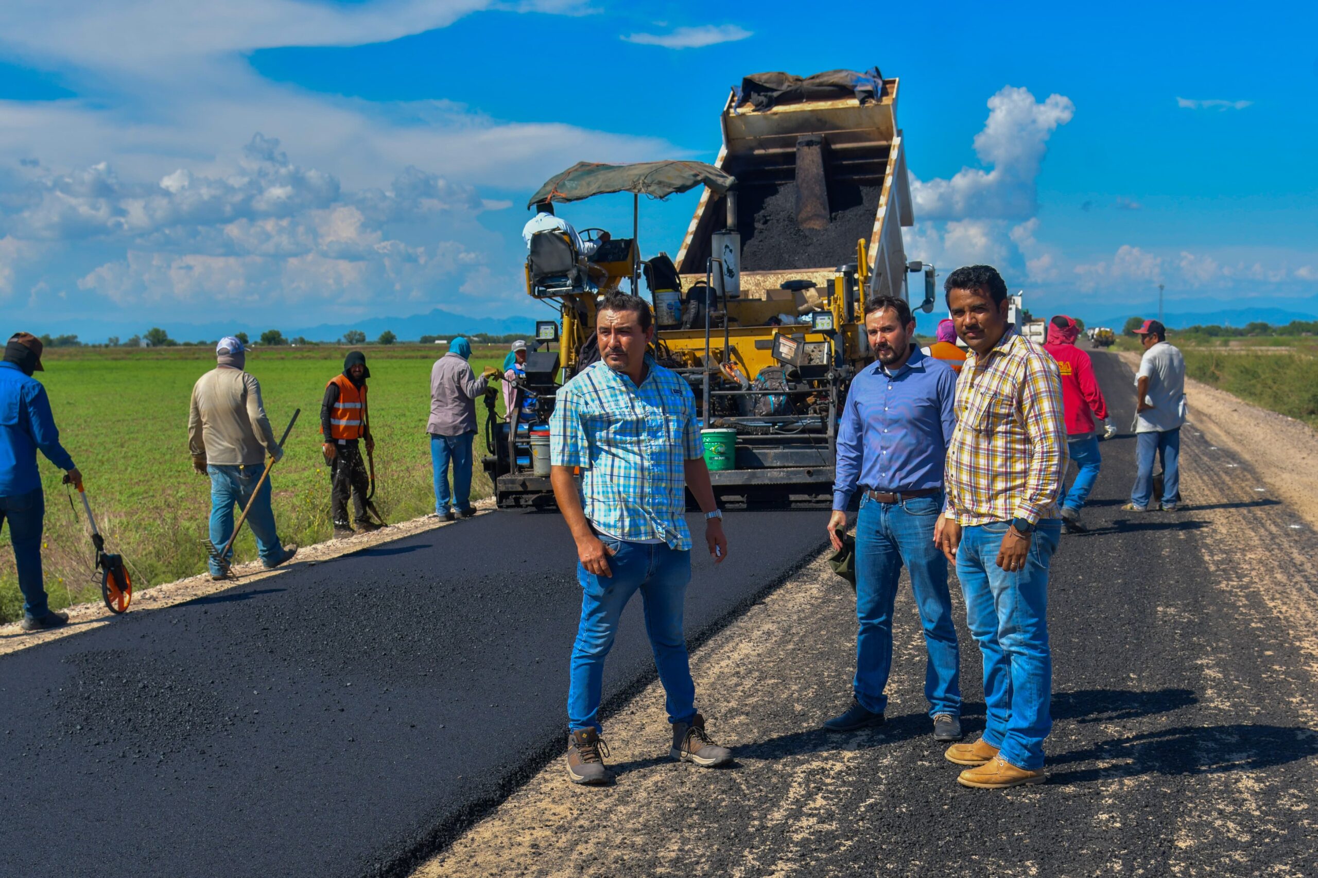 Concluyen trabajos de rehabilitación en carretera de La Escalera a Lucio Blanco, en Salvador Alvarado