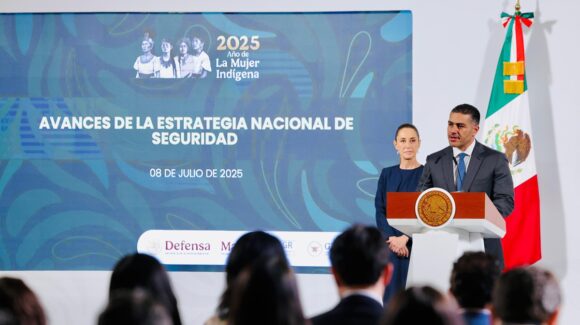 Con rayos gamma, hallan más de una tonelada de ‘meta’ en tractocamión salido de Mazatlán, resalta Harfuch