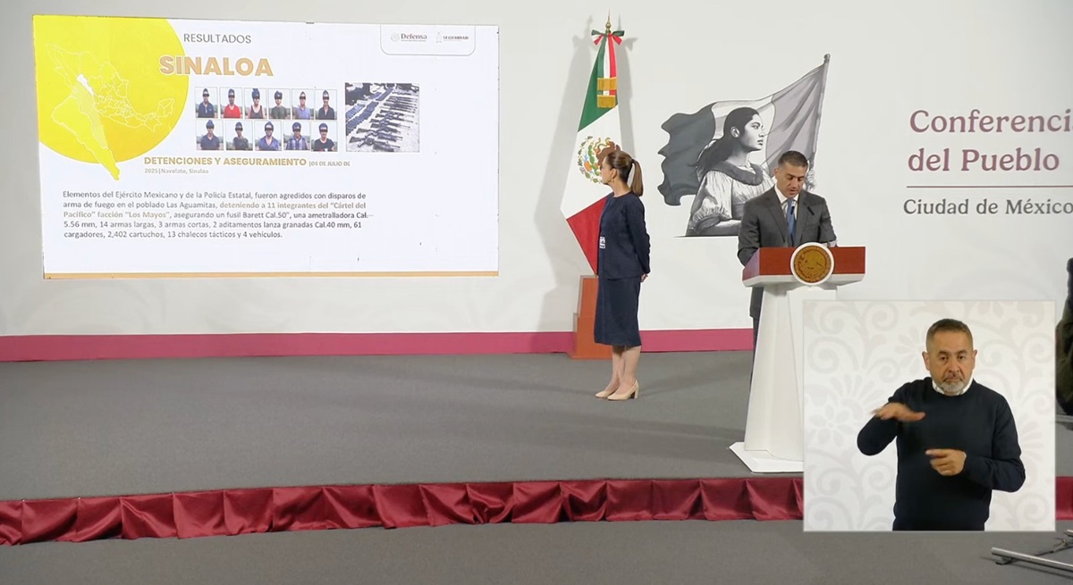 Omar García Harfuch y Claudia Sheinbaum