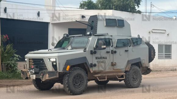 VIDEOS| Se registra fuerte operativo de la Marina en poblados al oriente de Culiacán