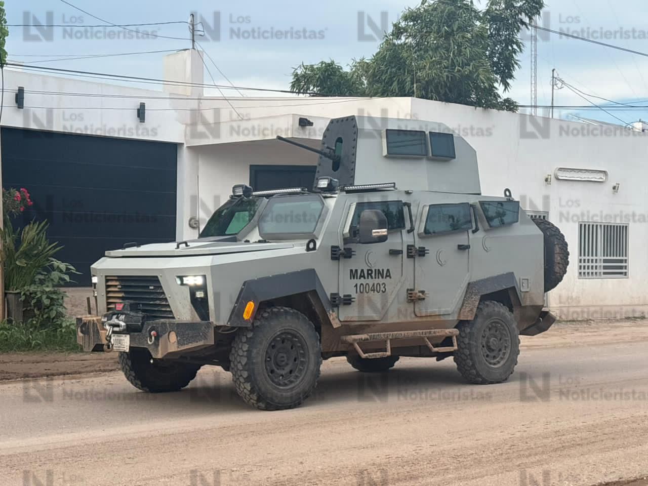 VIDEO| Se registra fuerte operativo de la Marina en poblados al oriente de Culiacán