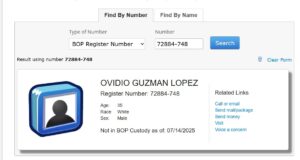 Ovidio Guzmán sale de la cárcel en Chicago