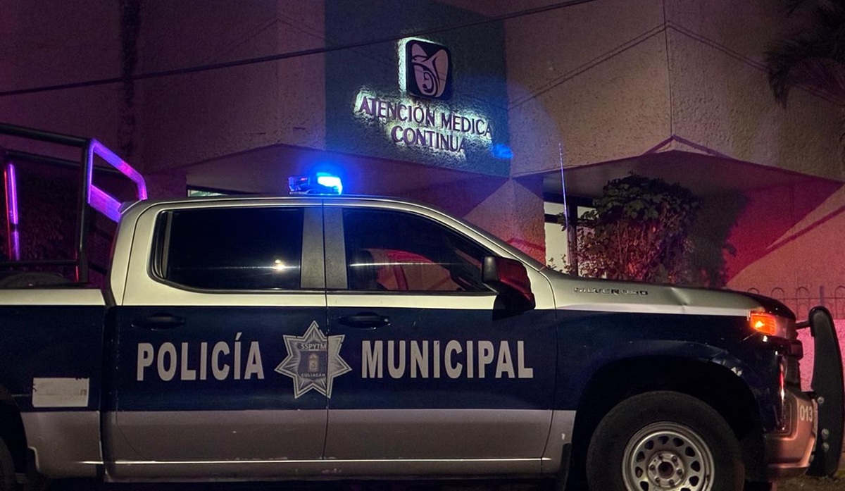 Dos hombres lesionados de bala ingresaron a un hospital de Culiacán