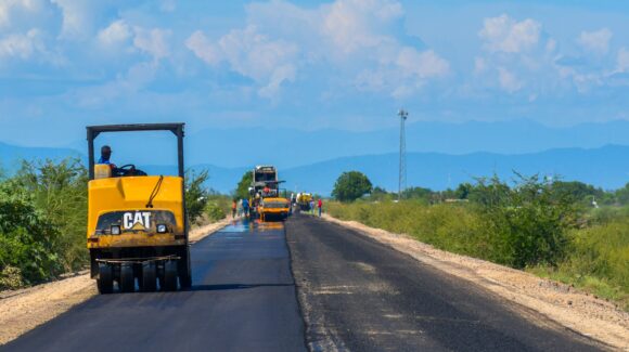 Concluyen trabajos de rehabilitación en carretera de La Escalera a Lucio Blanco, en Salvador Alvarado