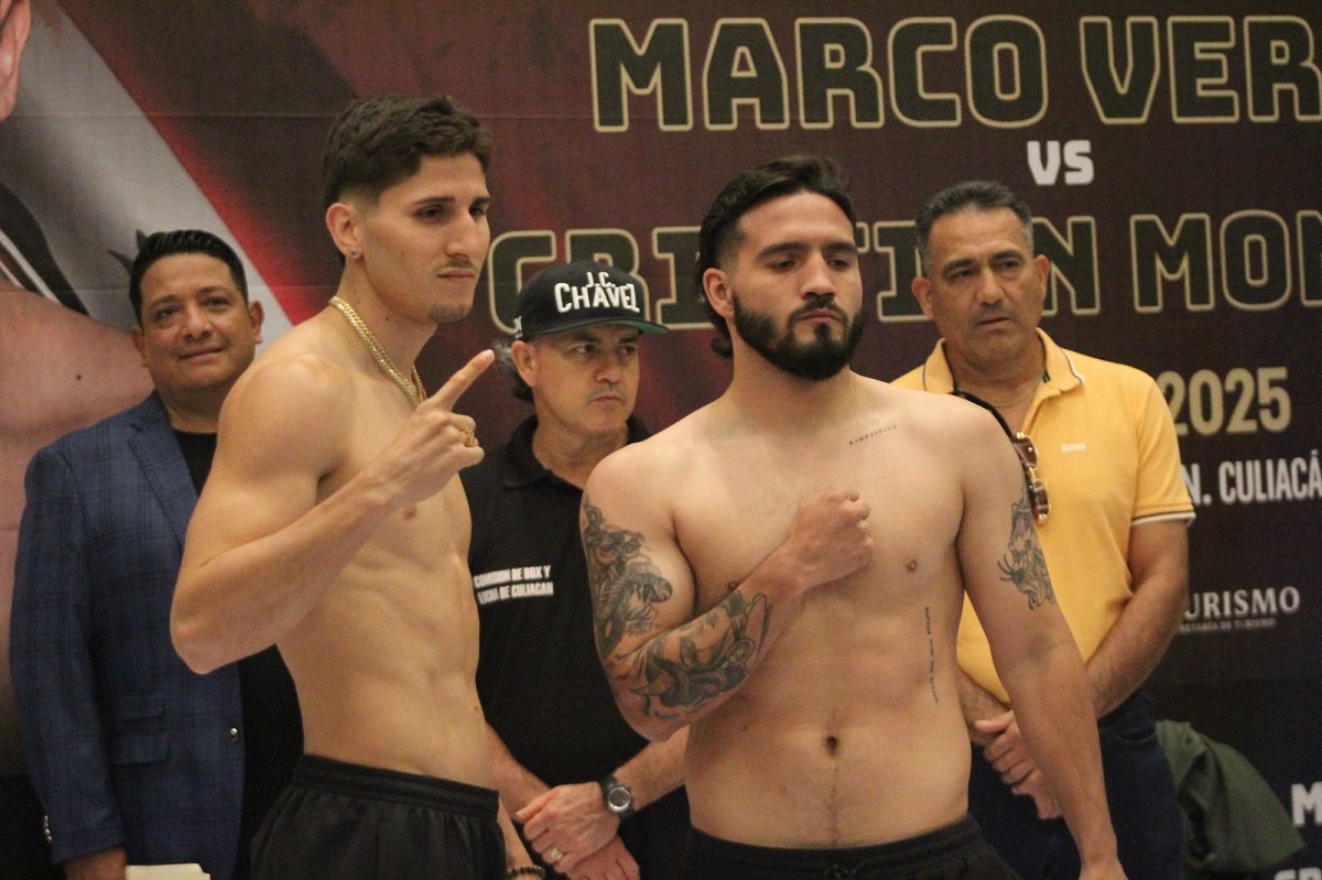 ¡Todo listo! Marco Verde y Cristian Montero vencen la báscula en Culiacán