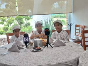 pequeños golfistas