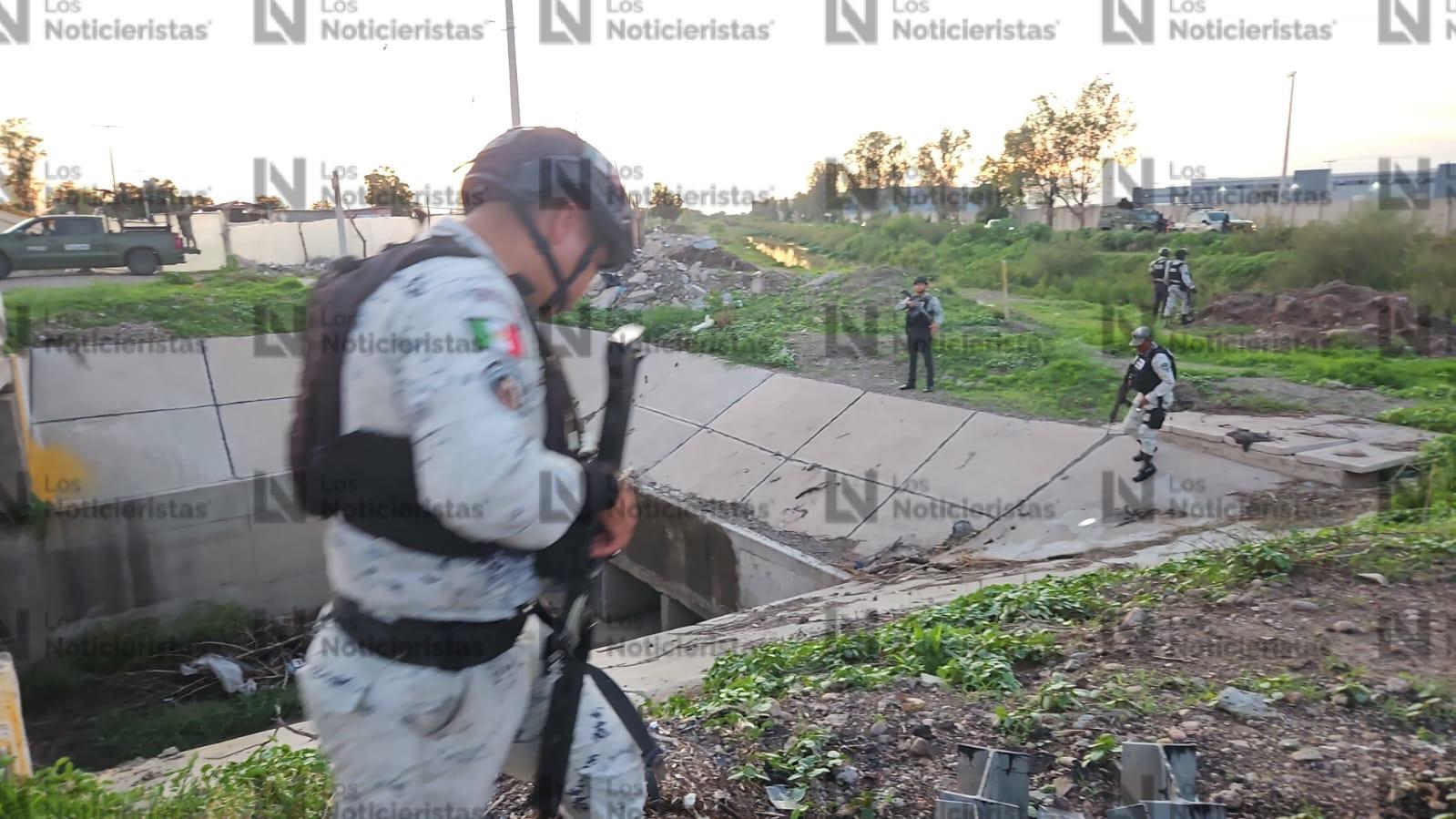 Tras persecución, detienen a un civil y aseguran un vehículo en Culiacán