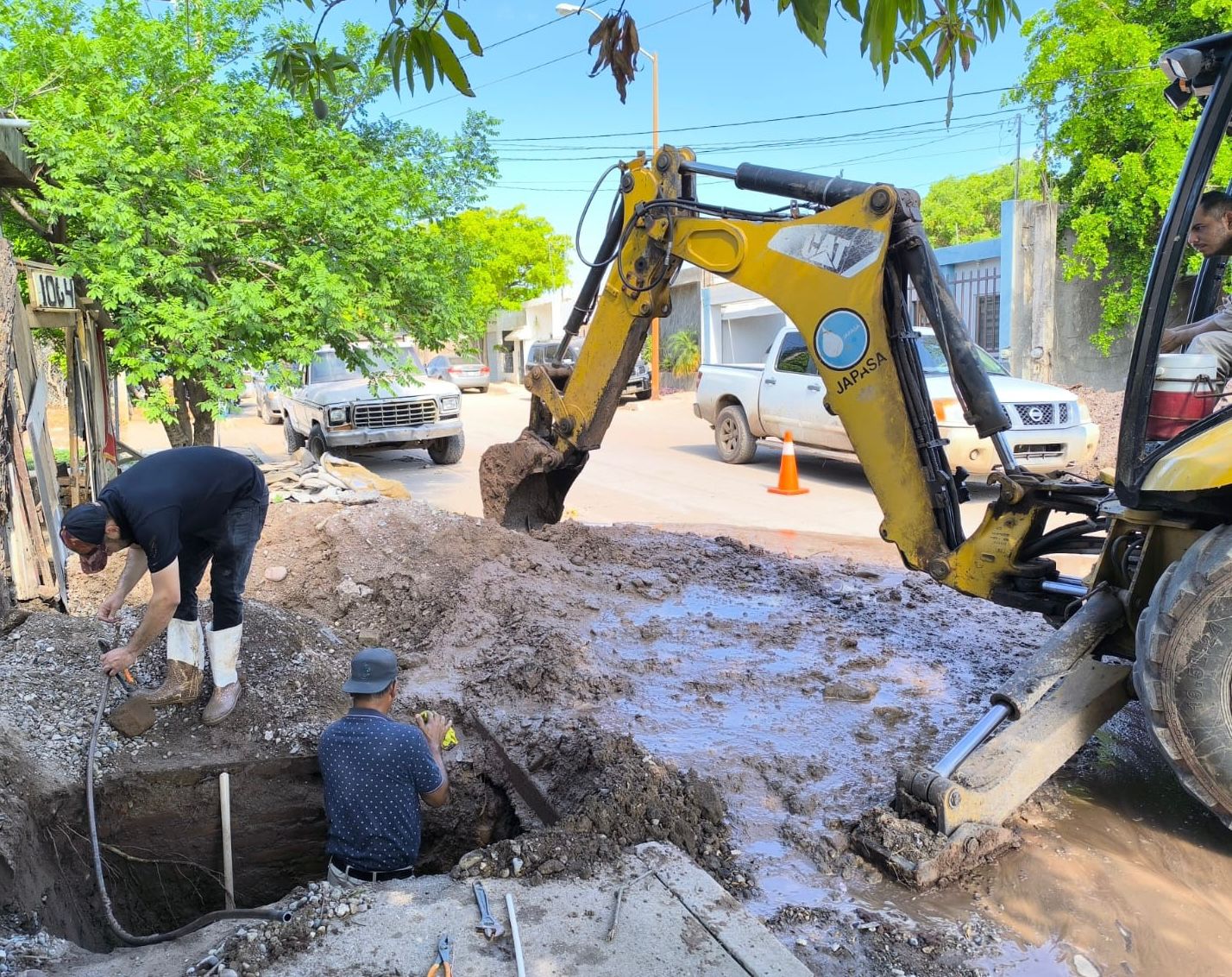 Japasa intensifica reparaciones de fugas para evitar desperdicio de agua