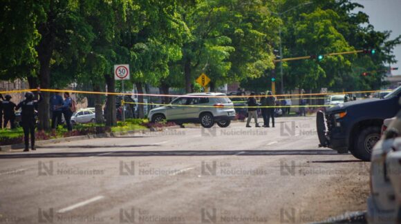 Hay cierre en el túnel de Pedro Infante en Culiacán por trabajos de FGE en sitio donde fue asesinado el comandante ‘Nitro’