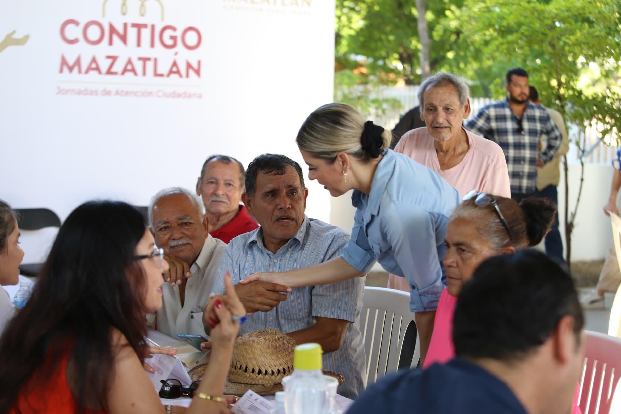 Programa "Contigo Mazatlán" en la Francisco I. Madero