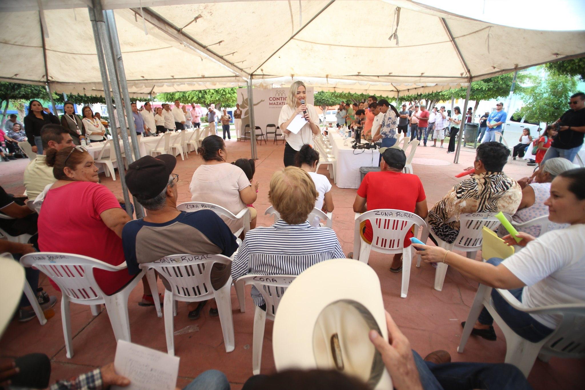 Programa Contigo Mazatán llega a Escamillas