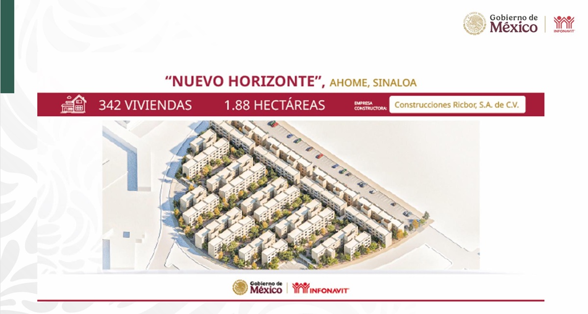 Render del proyecto Nuevo Horizonte en Ahome