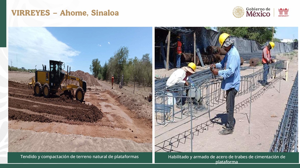 Avances del proyecto Virreyes en Ahome