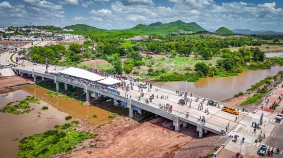 ¡Ya está abierto! Rocha inaugura el nuevo puente Humaya en Santa Fe, Culiacán