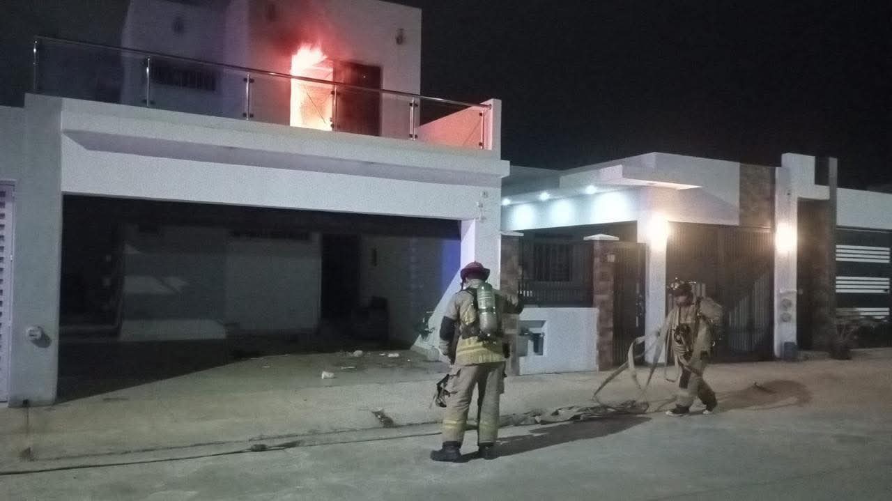 Casa de seguridad incendiada en Mazatlán