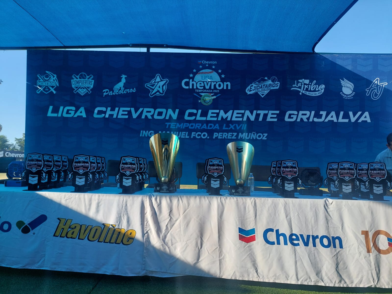 Reconocen a lo más destacado de la Liga Chevron-Clemente Grijalva