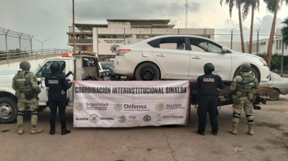 Recuperan en Navolato un vehículo con reporte de robo