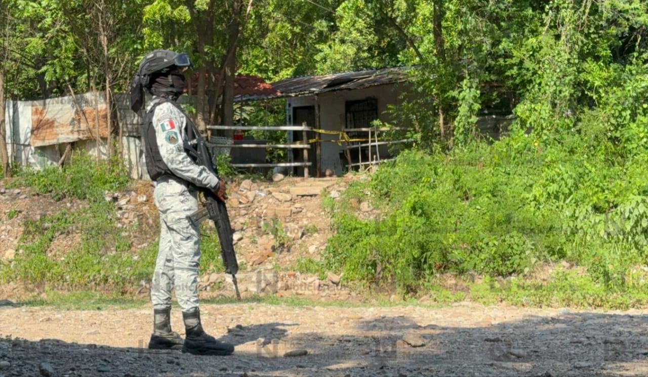 Fachada humilde y una carreta afuera: así es la casa donde tenían privados de la libertad a padre y sus dos hijos, en Culiacán