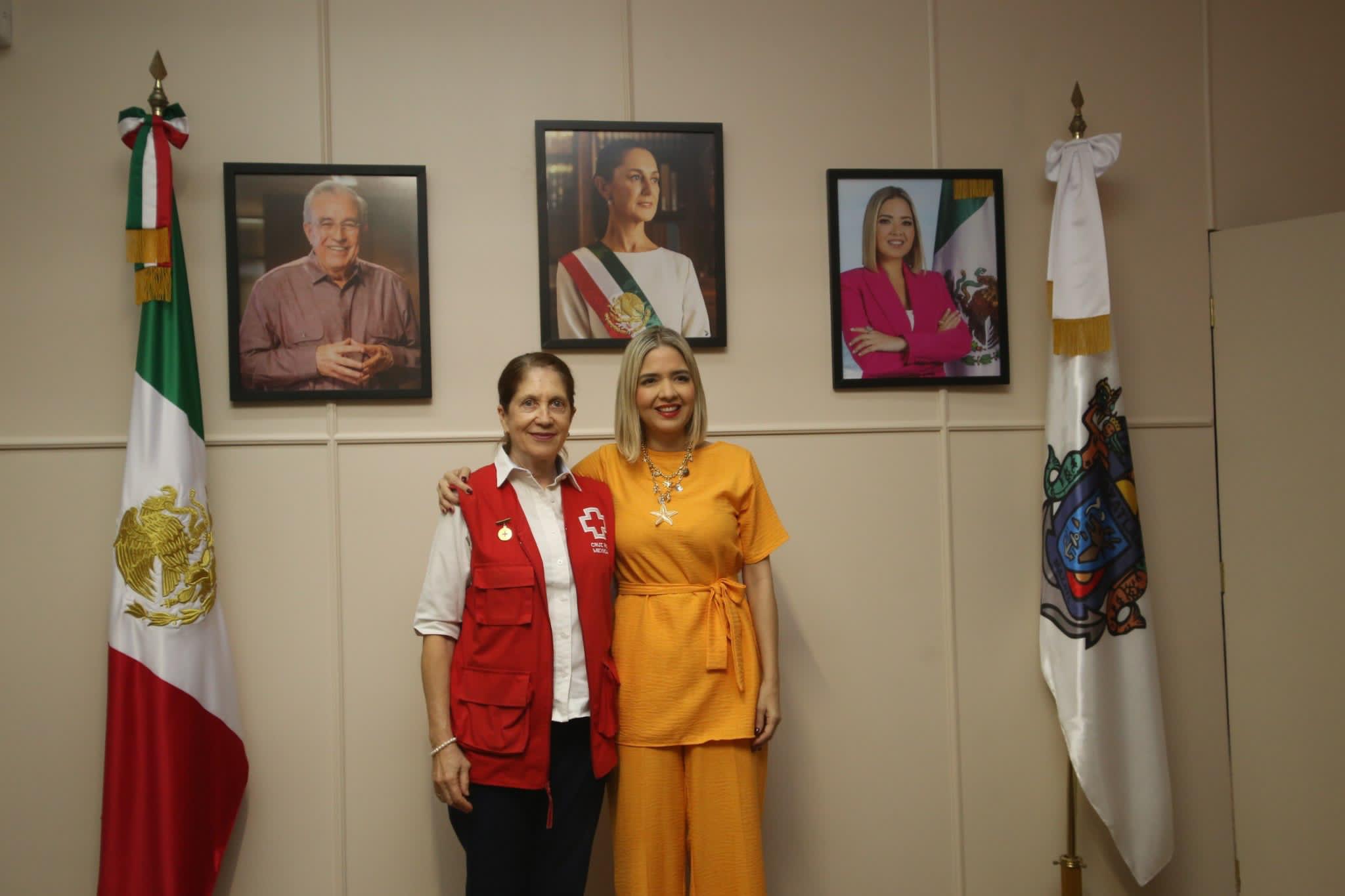 Estrella Palacios se reúne con integrantes del Consejo de Cruz Roja Mazatlán