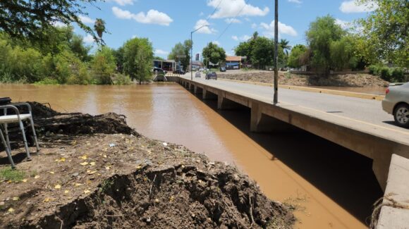 “No hay nada de qué preocuparse”, el río Sinaloa, en Guasave, va a la baja