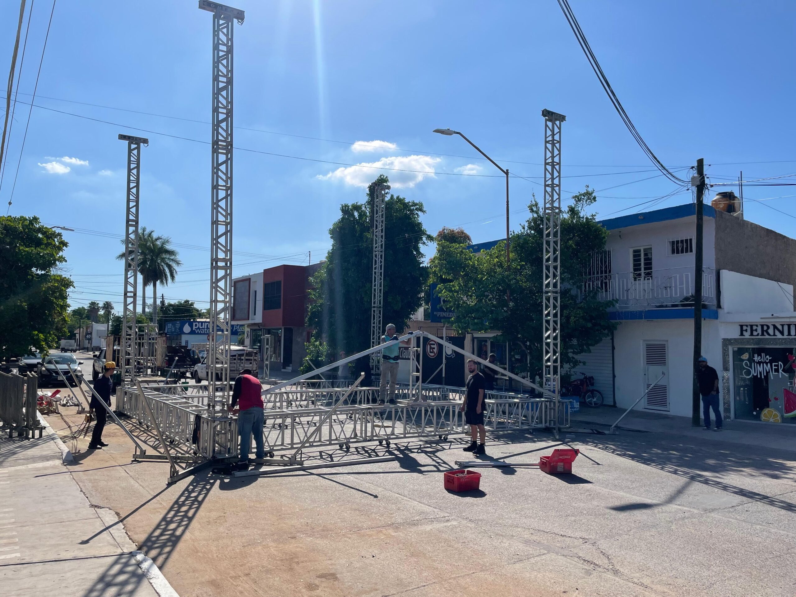 Preparación de segundo festival Vibra Guasave