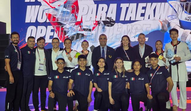 Selección Parataekwondo en campamento de Corea del Sur