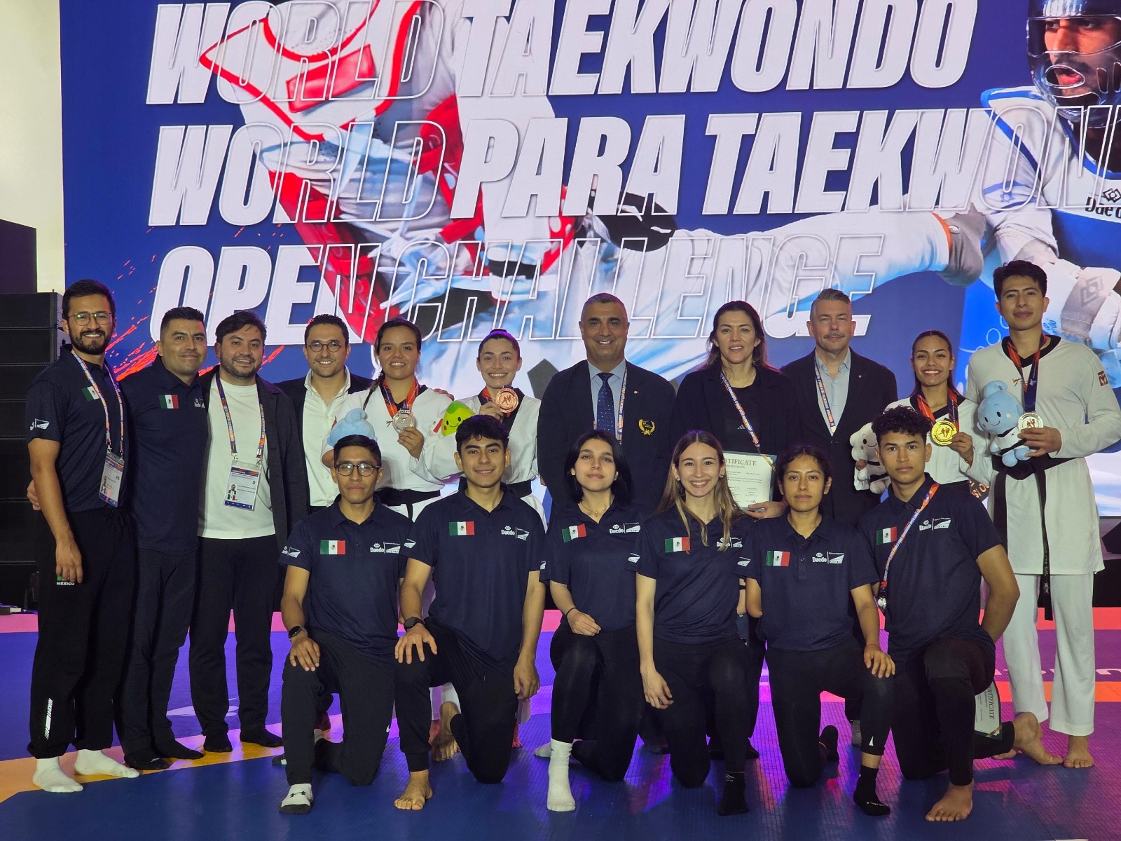 Selección de Parataekwondo en campamento de Corea del Sur