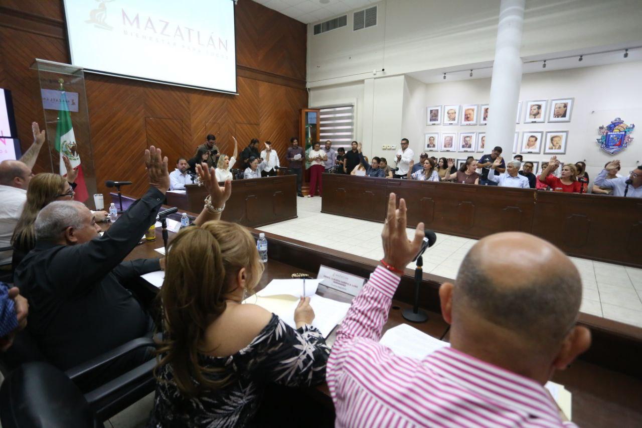 sesión ordinaria del Ayuntamiento de Mazatlán