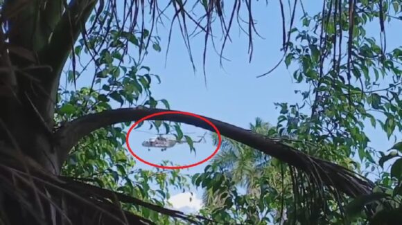 Se reportan sobrevuelos de helicópteros a baja altura en La Cruz, Elota