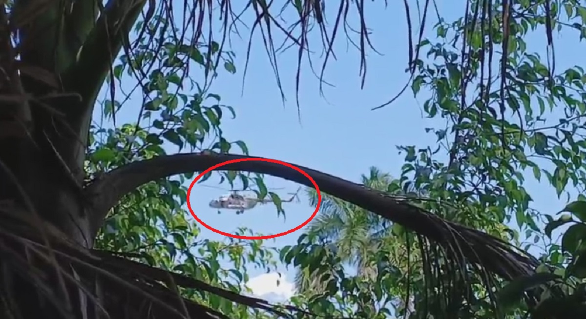 Se reportan sobrevuelos de helicóptero a baja altura en La Cruz, Elota