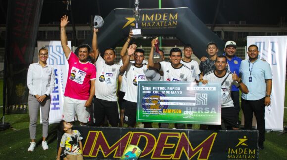 Finaliza con éxito el Torneo de Futbol Rápido Hersa Corporativo en la colonia 12 de Mayo, en Mazatlán