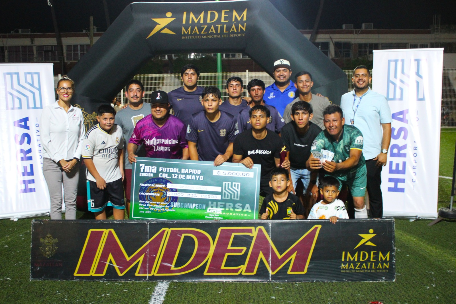 Torneo de Futbol Rápido Hersa Corporativo