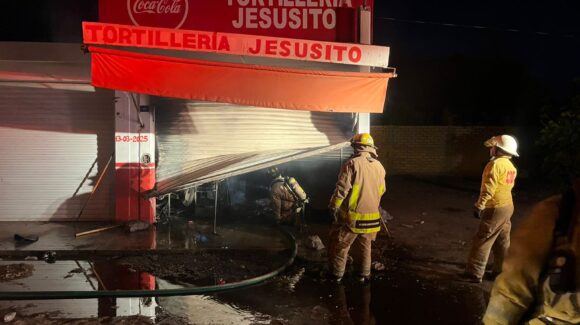 Se incendia tortillería en Camajoa, El Fuerte; el saldo, solo daños materiales