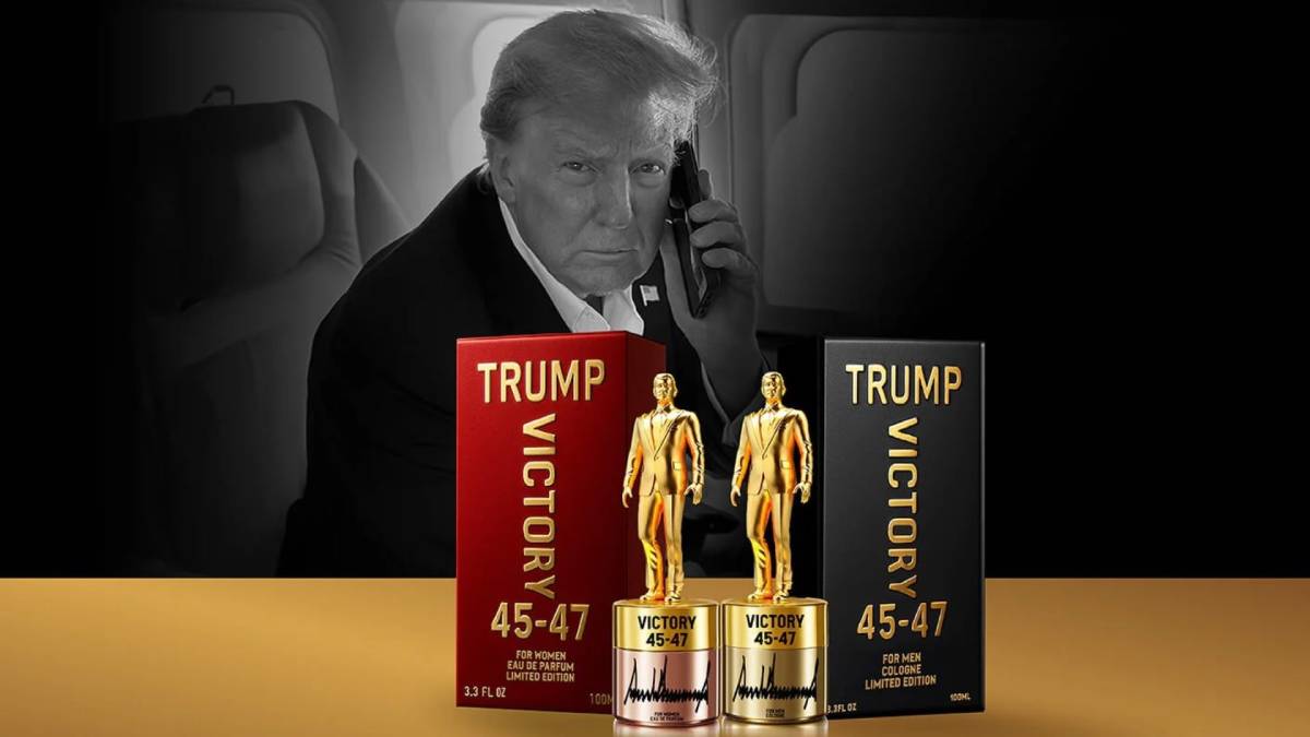Trump lanza fragancias “Victory 45-47”