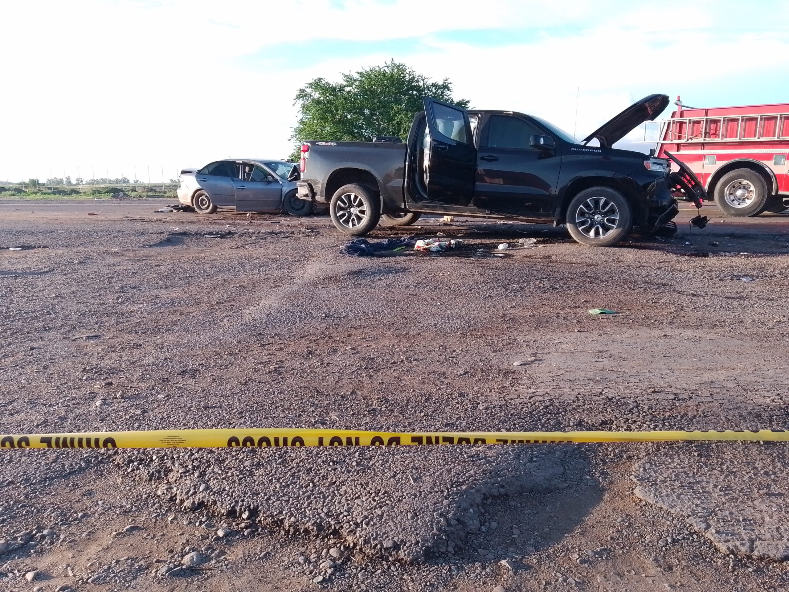Un fallecido deja choque en la carretera México 15, en Guasave