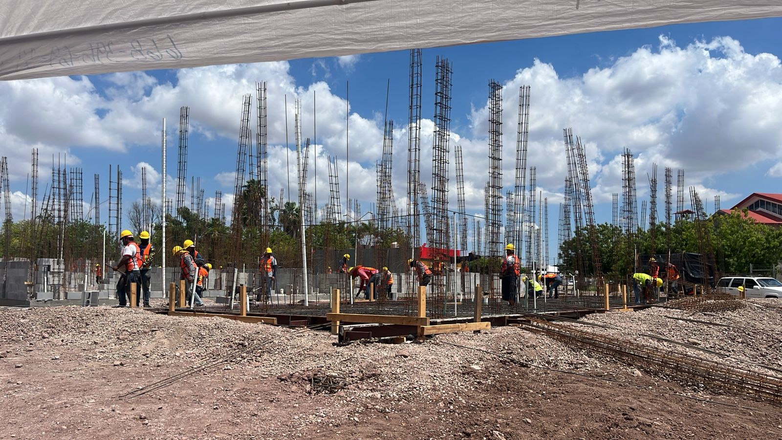 Construcción de las Viviendas del Bienestar en Los Mochis
