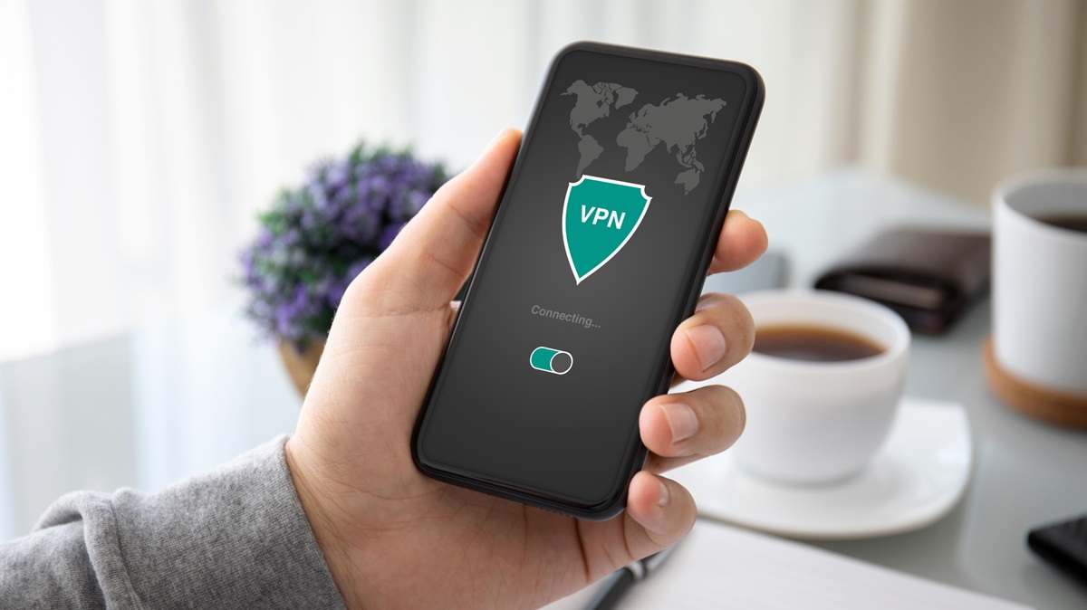 VNP en la pantalla de un celular