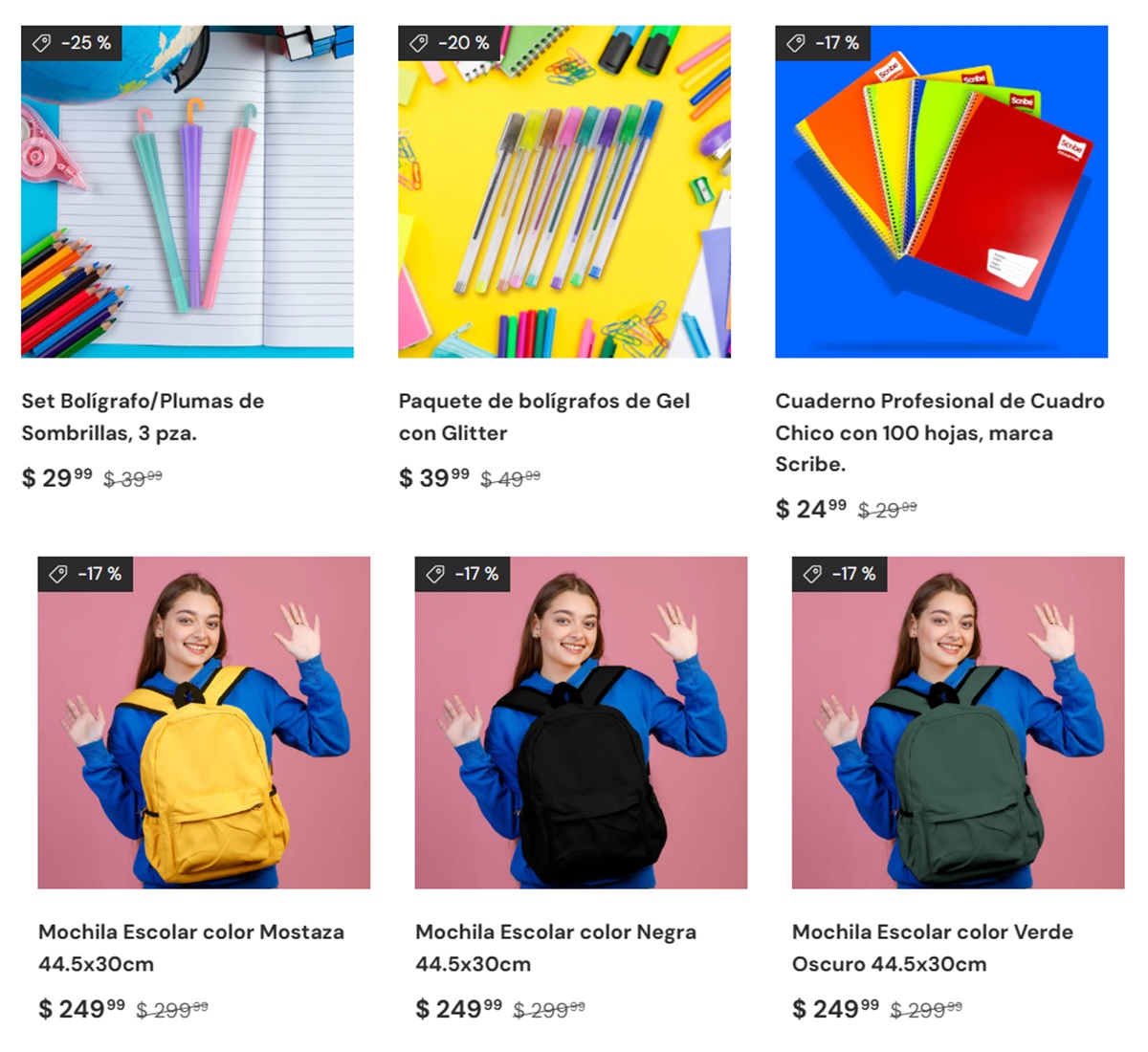 Ofertas de Waldos para el regreso a clases