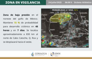 zona de vigilancia de baja presion