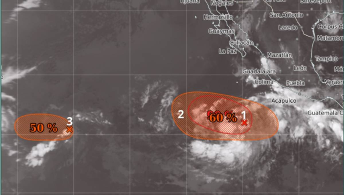 zonas de baja presion con posibilidad a ciclon tropical