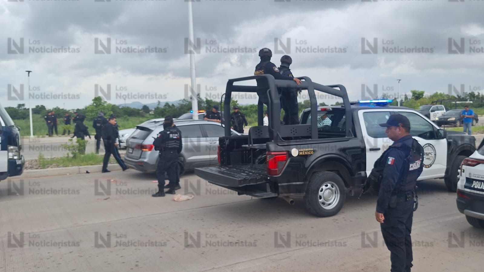 Aseguran una camioneta tras balacer al norte de Culiacán