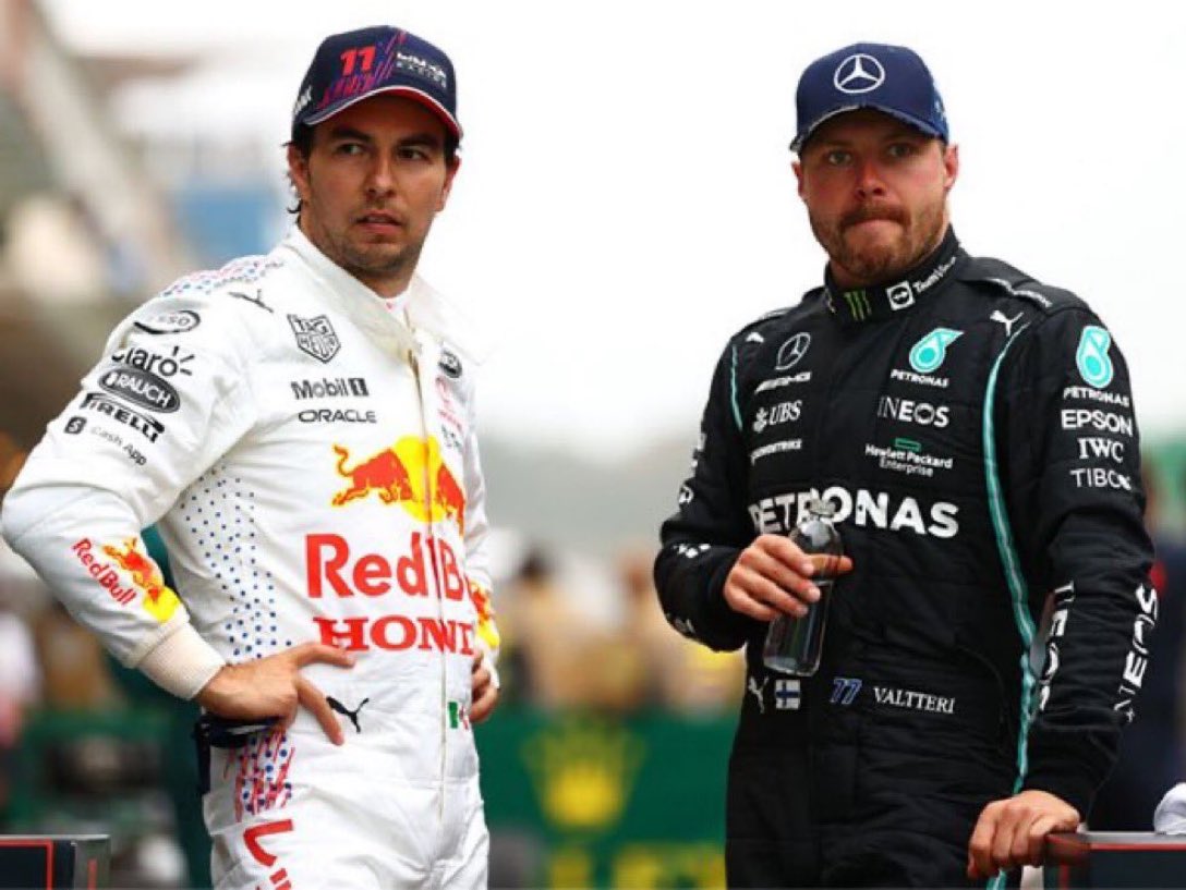 sergio perez y Valtteri Bottas