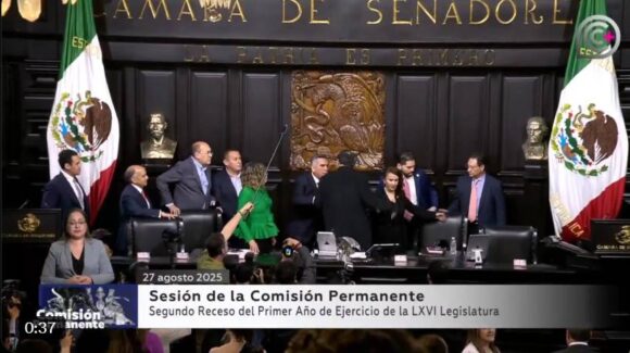 ¡Se arma en el Senado! Alito Moreno y Noroña se van a los golpes tras sesión de la Permanente