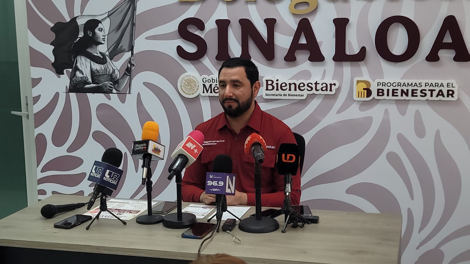 Ángel Ulises Piña García, delegado de Programas para el Bienestar en Sinaloa