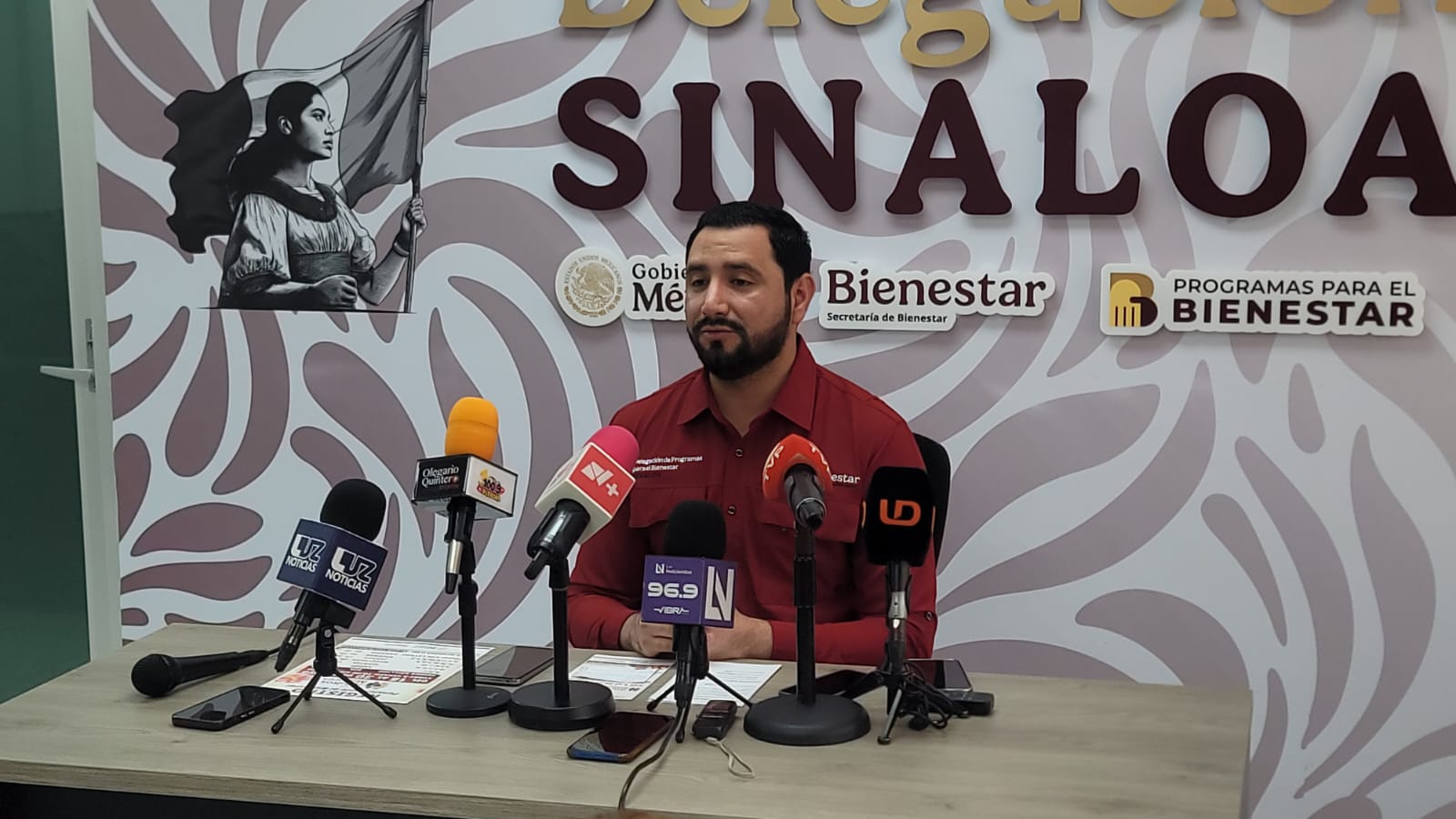Ángel Ulises Piña García, delegado de Programas para el Bienestar en Sinaloa