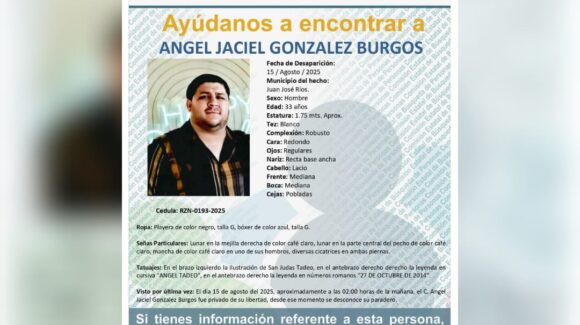 Ángel Jaciel es buscado por sus familiares, fue privado de su libertad en Juan José Ríos